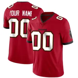 Nike Custom Tampa Bay Buccaneers Limited Red Team Color Vapor Untouchable Jersey - Youth