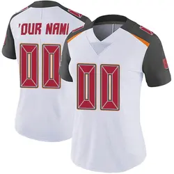 Nike Custom Tampa Bay Buccaneers Limited White Vapor Untouchable Jersey - Women's