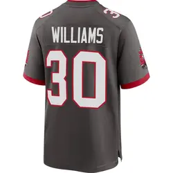 Nike D.J. Williams Tampa Bay Buccaneers Game Pewter Alternate Jersey - Youth