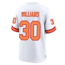 Nike D.J. Williams Tampa Bay Buccaneers Game White '76 50th Season Jersey - Men's
