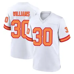 Nike D.J. Williams Tampa Bay Buccaneers Game White '76 Jersey - Men's