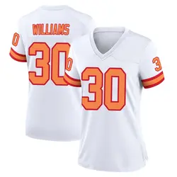 Nike D.J. Williams Tampa Bay Buccaneers Game White '76 Jersey - Women's