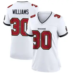 Nike D.J. Williams Tampa Bay Buccaneers Game White Jersey - Women's