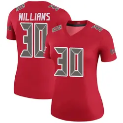 Nike D.J. Williams Tampa Bay Buccaneers Legend Red Color Rush Jersey - Women's
