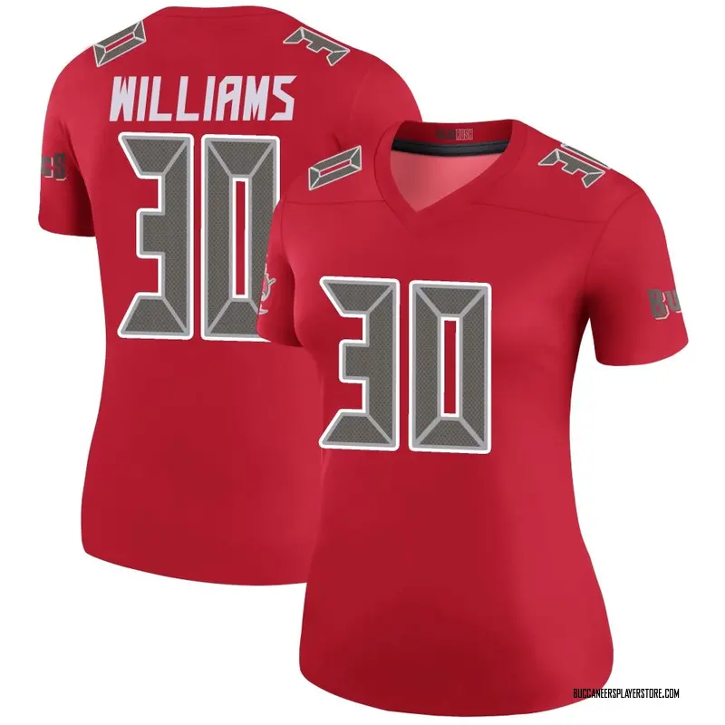Nike D.J. Williams Tampa Bay Buccaneers Legend Red Color Rush Jersey - Women's
