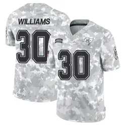 Nike D.J. Williams Tampa Bay Buccaneers Limited Arctic Camo 2024 Salute to Service Jersey - Youth