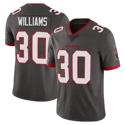 Nike D.J. Williams Tampa Bay Buccaneers Limited Pewter Alternate Vapor Jersey - Men's