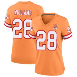 Nike Damarion Williams Tampa Bay Buccaneers Game Cream sicle 50th Season Jersey - Women's