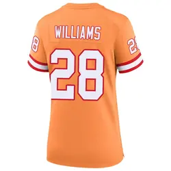 Nike Damarion Williams Tampa Bay Buccaneers Game Cream sicle 50th Season Jersey - Women's