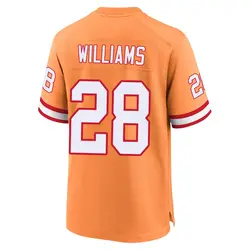 Nike Damarion Williams Tampa Bay Buccaneers Game Cream sicle 50th Season Jersey - Youth