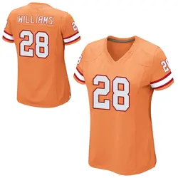 Nike Damarion Williams Tampa Bay Buccaneers Game Orange Alternate Jersey - Women's