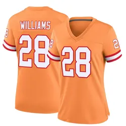 Nike Damarion Williams Tampa Bay Buccaneers Game Orange Throwback Jersey - Women's
