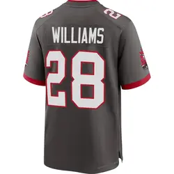 Nike Damarion Williams Tampa Bay Buccaneers Game Pewter Alternate Jersey - Youth