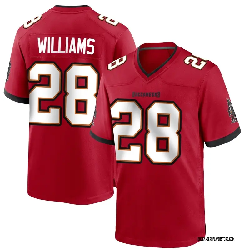 Nike Damarion Williams Tampa Bay Buccaneers Game Red Team Color Jersey - Youth