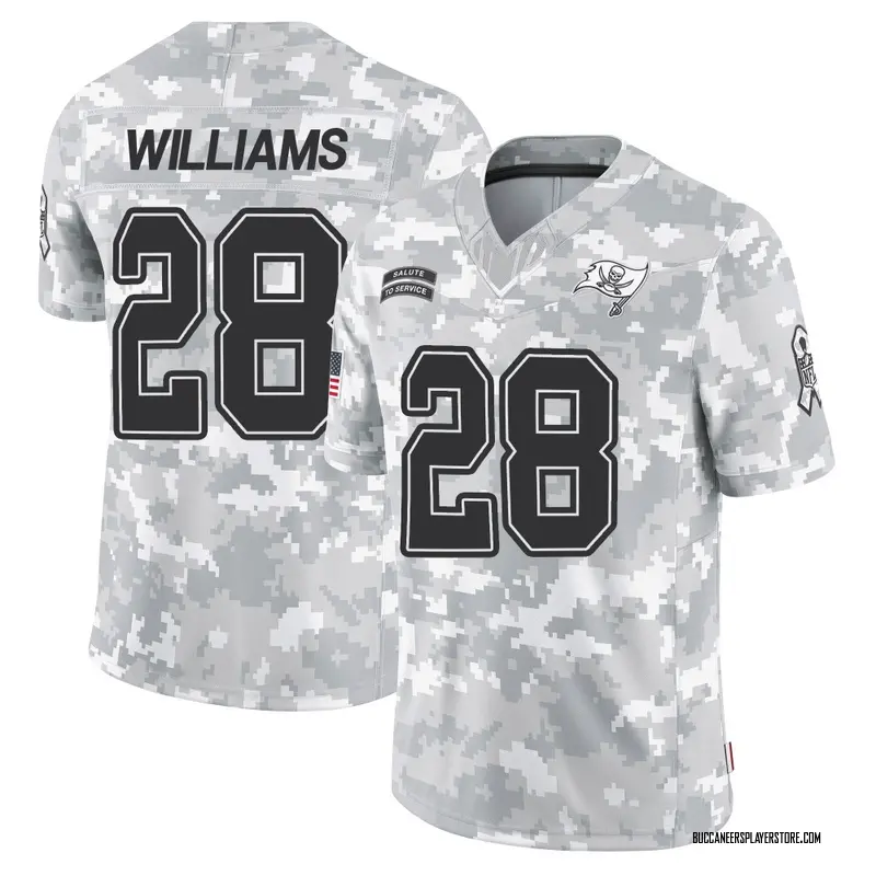 Nike Damarion Williams Tampa Bay Buccaneers Limited Arctic Camo 2024 Salute to Service Jersey - Men's