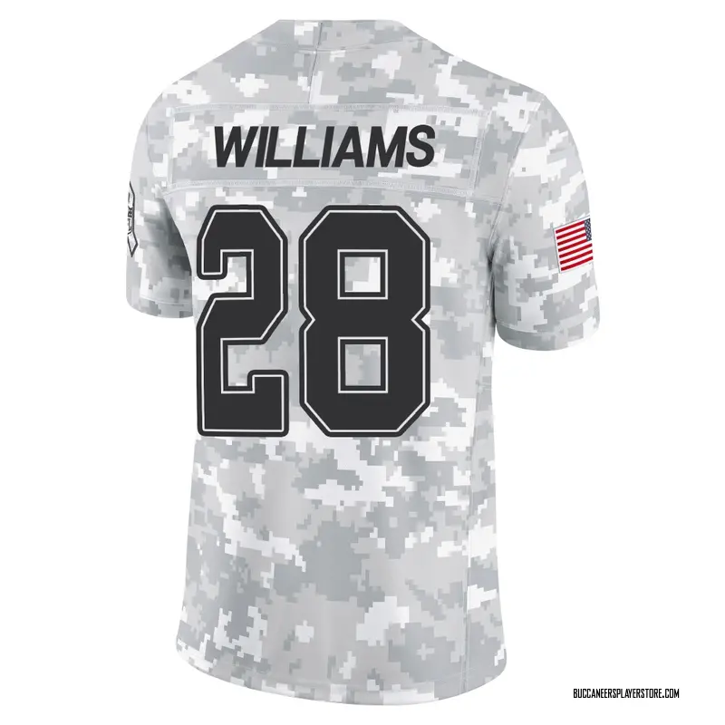 Nike Damarion Williams Tampa Bay Buccaneers Limited Arctic Camo 2024 Salute to Service Jersey - Men's