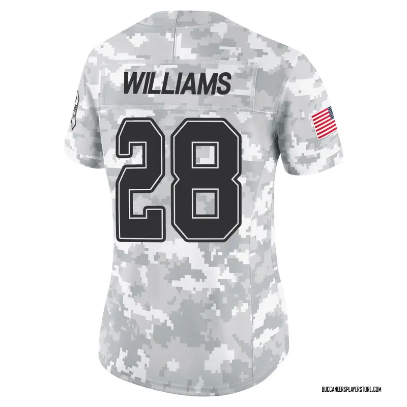 Nike Damarion Williams Tampa Bay Buccaneers Limited Arctic Camo 2024 Salute to Service Jersey - Women's
