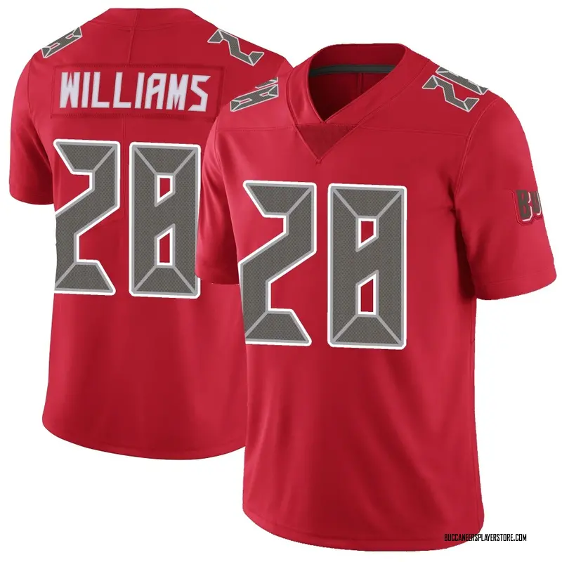 Nike Damarion Williams Tampa Bay Buccaneers Limited Red Color Rush Jersey - Men's