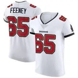 Nike Dan Feeney Tampa Bay Buccaneers Elite White Vapor Jersey - Men's