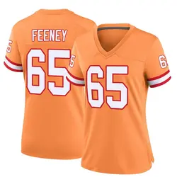 Nike Dan Feeney Tampa Bay Buccaneers Game Orange Throwback Jersey - Women's