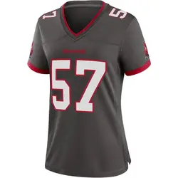 Nike Daniel Grzesiak Tampa Bay Buccaneers Game Pewter Alternate Jersey - Women's