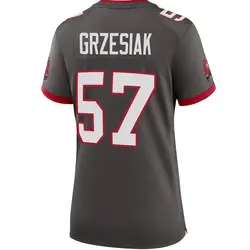 Nike Daniel Grzesiak Tampa Bay Buccaneers Game Pewter Alternate Jersey - Women's