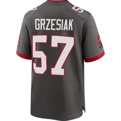 Nike Daniel Grzesiak Tampa Bay Buccaneers Game Pewter Alternate Jersey - Youth