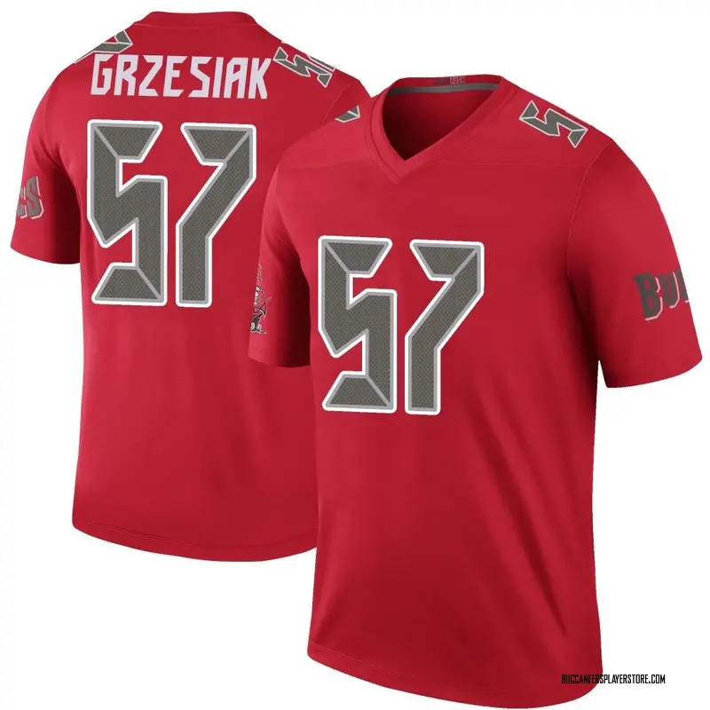Nike Daniel Grzesiak Tampa Bay Buccaneers Legend Red Color Rush Jersey - Youth