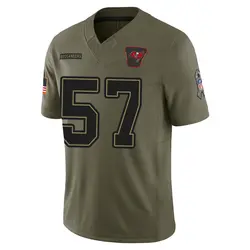 Nike Daniel Grzesiak Tampa Bay Buccaneers Limited Olive 2025 Salute to Service Jersey - Men's