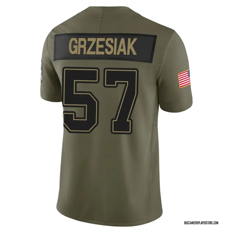 Nike Daniel Grzesiak Tampa Bay Buccaneers Limited Olive 2025 Salute to Service Jersey - Youth