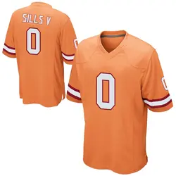 Nike David Sills V Tampa Bay Buccaneers Game Orange Alternate Jersey - Men's