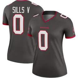 Nike David Sills V Tampa Bay Buccaneers Legend Pewter Alternate Jersey - Women's