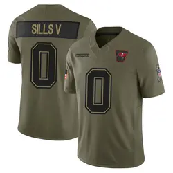 Nike David Sills V Tampa Bay Buccaneers Limited Olive 2025 Salute to Service Jersey - Youth