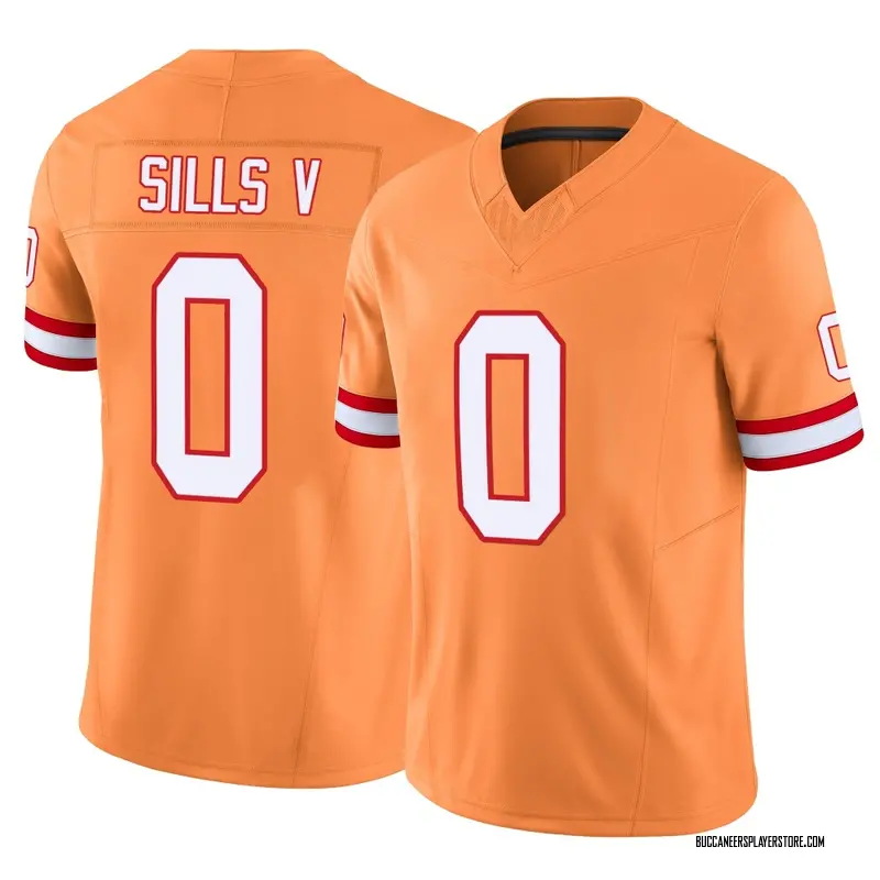 Nike David Sills V Tampa Bay Buccaneers Limited Orange Vapor F.U.S.E. Jersey - Youth