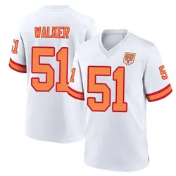 Nike David Walker Tampa Bay Buccaneers Game White '76 50th Season Jersey - Men's