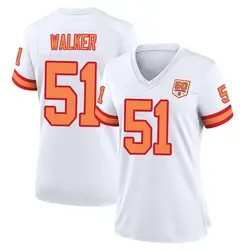 Nike David Walker Tampa Bay Buccaneers Game White '76 50th Season Jersey - Women's