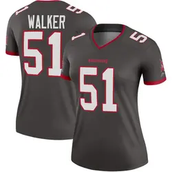 Nike David Walker Tampa Bay Buccaneers Legend Pewter Alternate Jersey - Women's