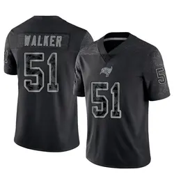 Nike David Walker Tampa Bay Buccaneers Limited Black Reflective Jersey - Youth