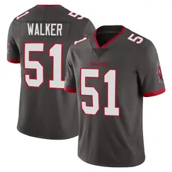 Nike David Walker Tampa Bay Buccaneers Limited Pewter Alternate Vapor Jersey - Men's