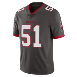 Nike David Walker Tampa Bay Buccaneers Limited Pewter Alternate Vapor Jersey - Men's