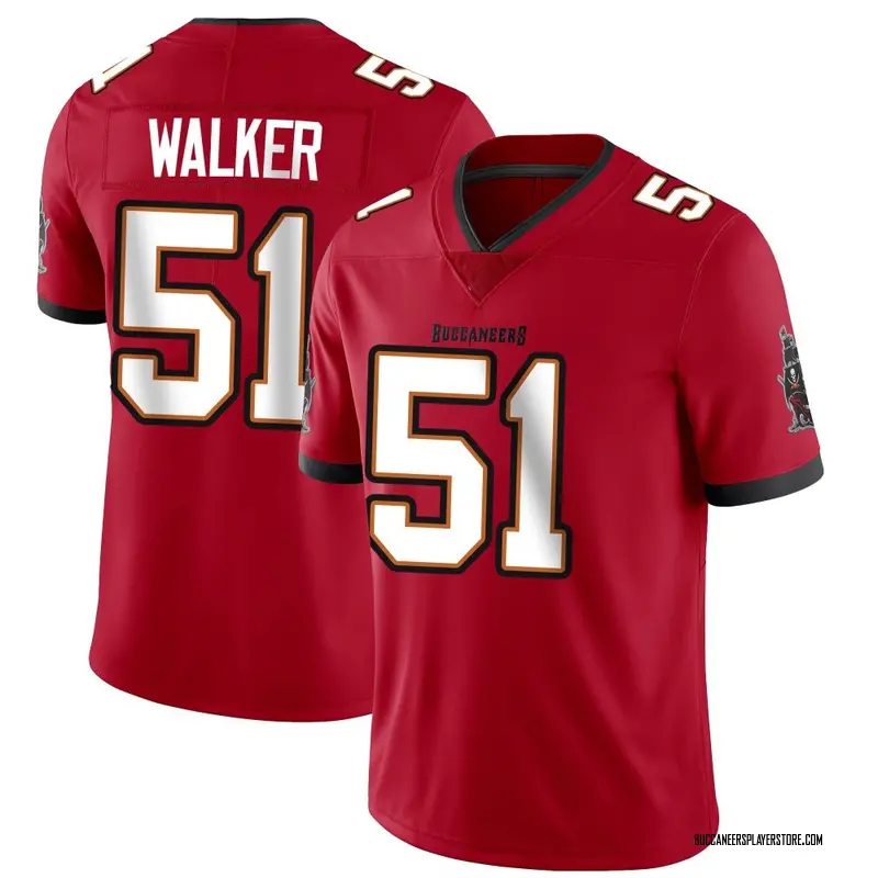 Nike David Walker Tampa Bay Buccaneers Limited Red Team Color Vapor Untouchable Jersey - Men's