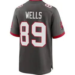 Nike David Wells Tampa Bay Buccaneers Game Pewter Alternate Jersey - Men's