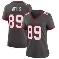 Nike David Wells Tampa Bay Buccaneers Game Pewter Alternate Jersey - Women's