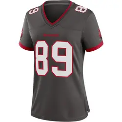 Nike David Wells Tampa Bay Buccaneers Game Pewter Alternate Jersey - Women's