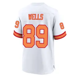 Nike David Wells Tampa Bay Buccaneers Game White '76 50th Season Jersey - Men's
