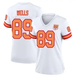 Nike David Wells Tampa Bay Buccaneers Game White '76 50th Season Jersey - Women's