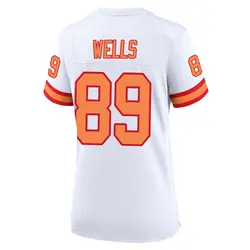 Nike David Wells Tampa Bay Buccaneers Game White '76 Jersey - Women's