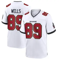 Nike David Wells Tampa Bay Buccaneers Game White Jersey - Men's