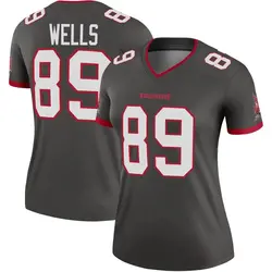 Nike David Wells Tampa Bay Buccaneers Legend Pewter Alternate Jersey - Women's