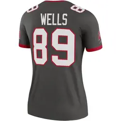 Nike David Wells Tampa Bay Buccaneers Legend Pewter Alternate Jersey - Women's